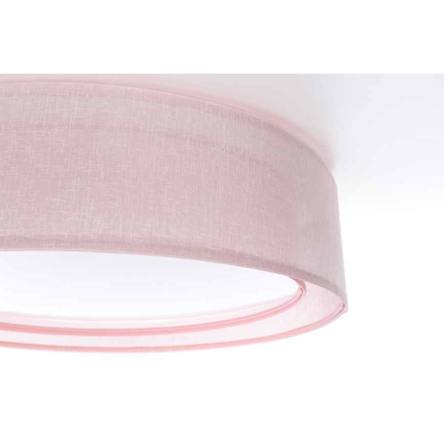 Plafondlamp PURO 2xE27/40W/230V Ø 60 cm roze