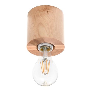 Plafondlamp SALGADO 1xE27/15W/230V beuken