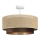 Plafondlamp SARTA 1xE27/60W/230V Ø45 cm bruin/jute