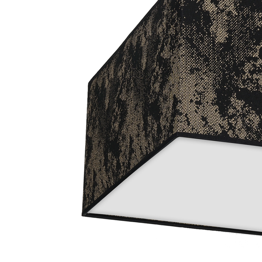Plafondlamp SATINO 2xE27/60W/230V zwart/goud