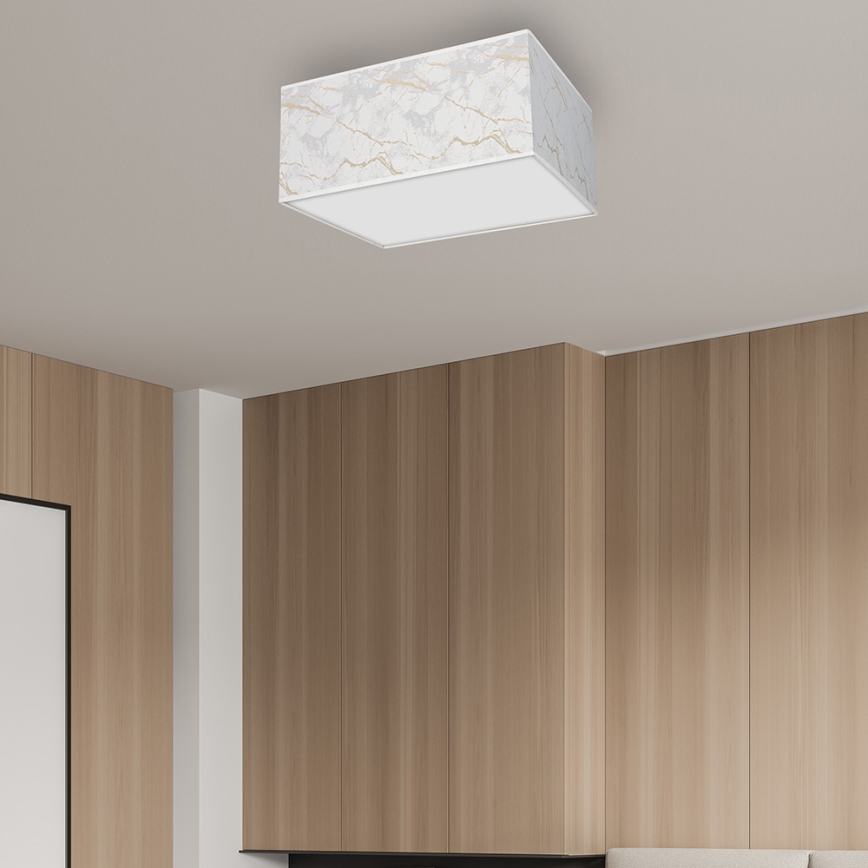 Plafondlamp SENSO 2xE27/60W/230V wit