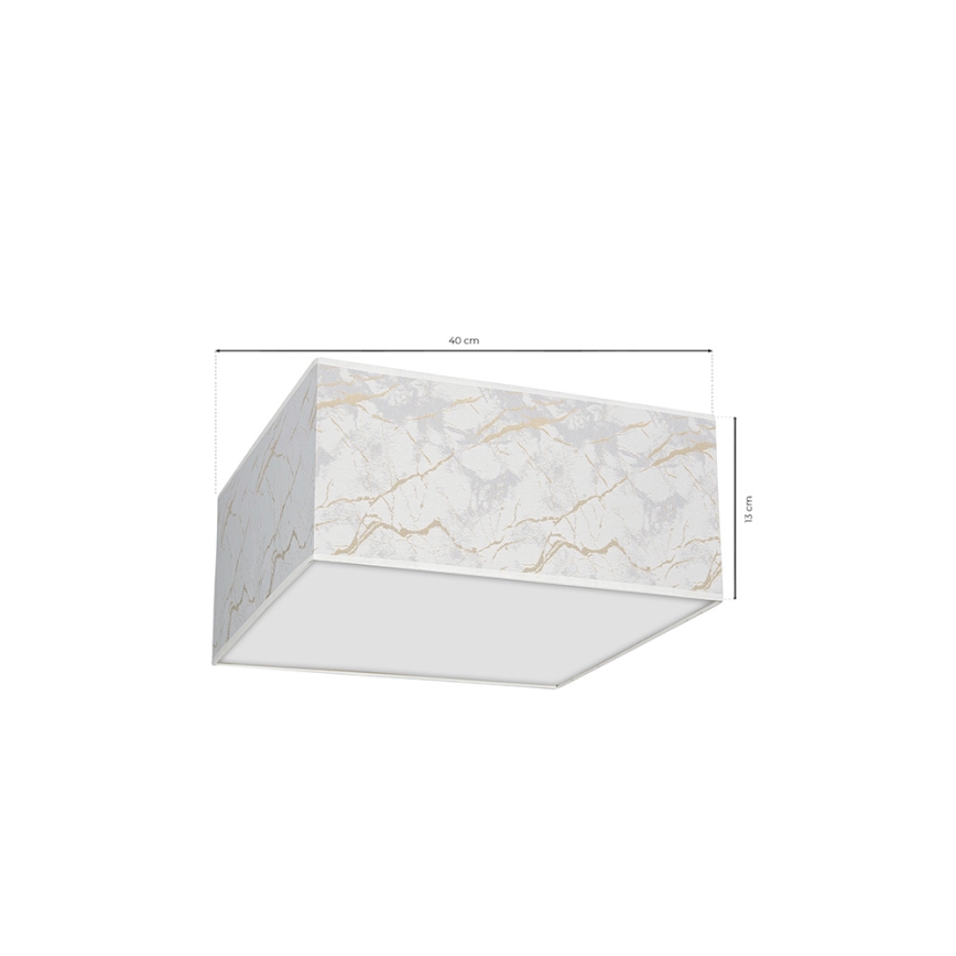 Plafondlamp SENSO 2xE27/60W/230V wit