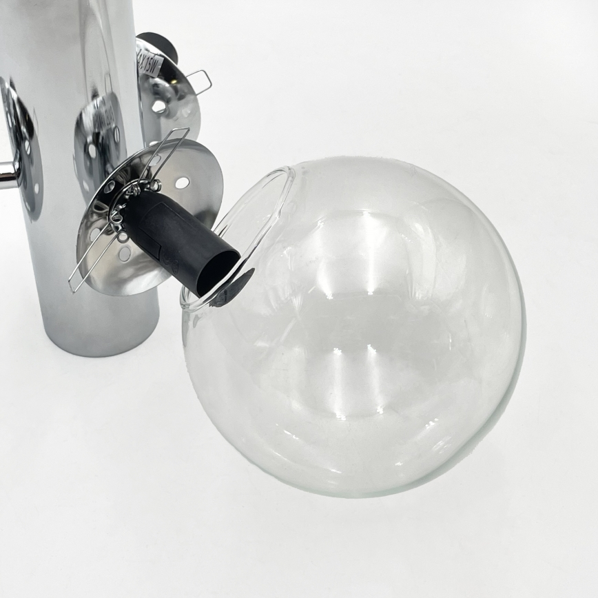 Plafondlamp SFERIO 3xE14/5W/230V glanzend chroom/helder