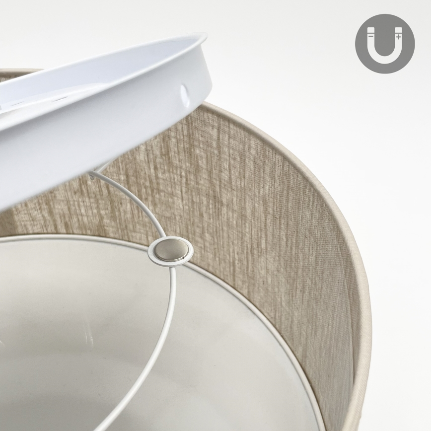 Plafondlamp SIRJA, 1x E27 (15 W, 230 V), Ø 35 cm, beige