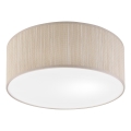 Plafondlamp SIRJA 1xE27/15W/230V Ø 35 cm beige