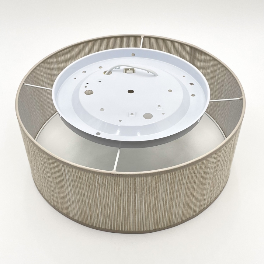 Plafondlamp SIRJA 1xE27/15W/230V Ø 35 cm beige