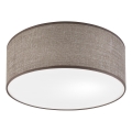 Plafondlamp SIRJA 1xE27/15W/230V Ø 35 cm bruin