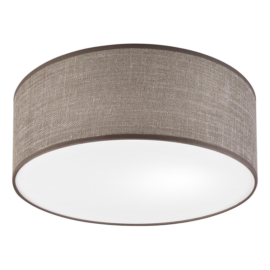 Plafondlamp SIRJA 1xE27/15W/230V Ø 35 cm bruin