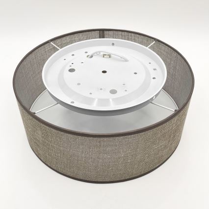 Plafondlamp SIRJA 1xE27/15W/230V Ø 35 cm bruin