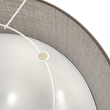 Plafondlamp SIRJA 1xE27/15W/230V Ø 35 cm bruin