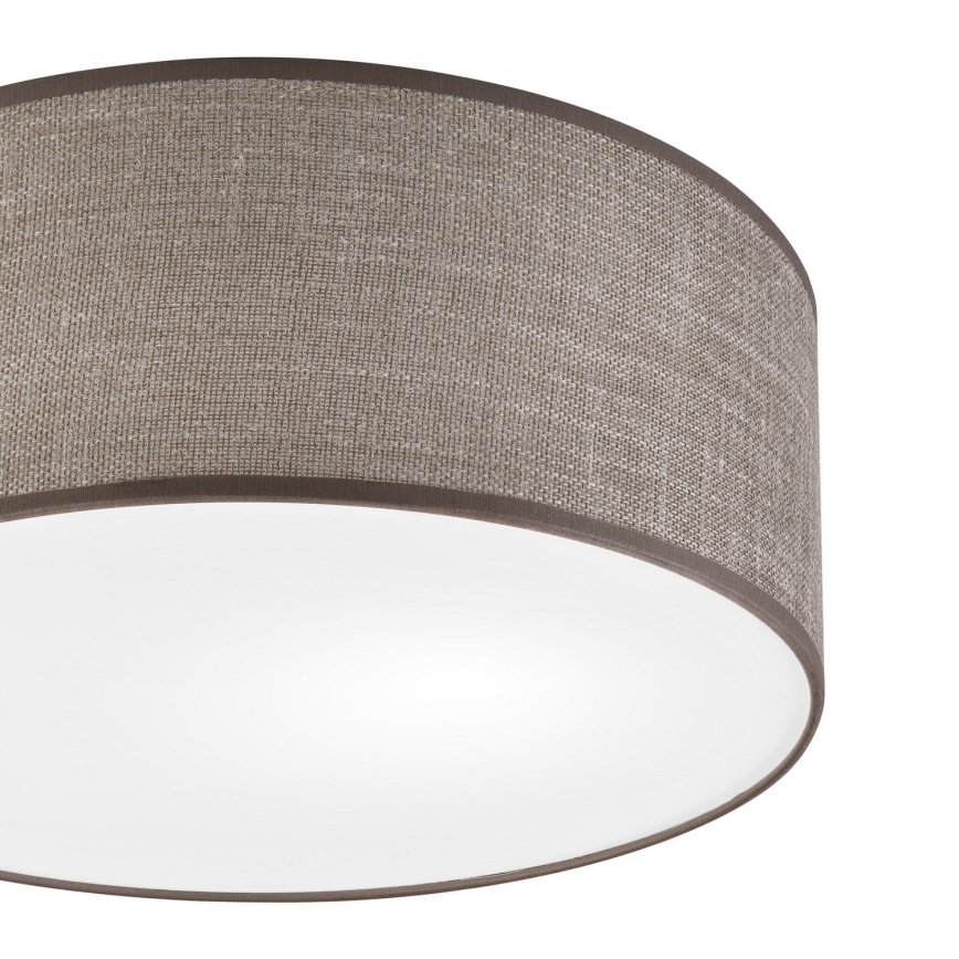 Plafondlamp SIRJA 1xE27/15W/230V Ø 35 cm bruin