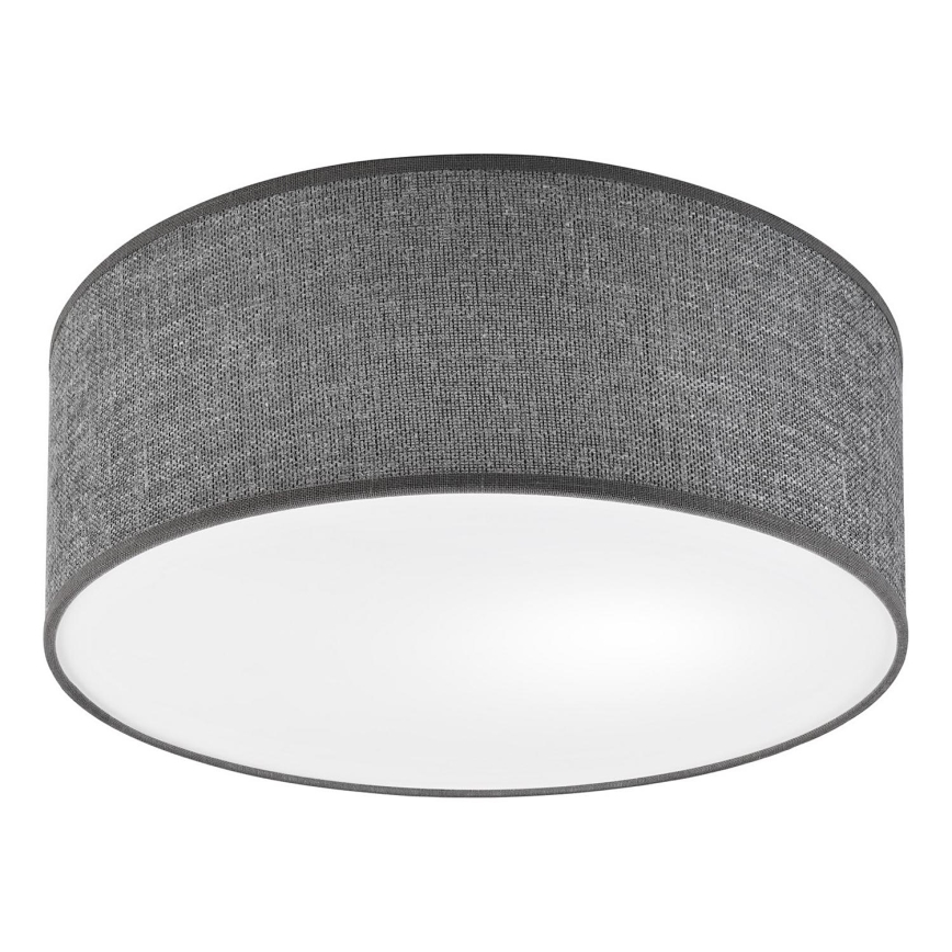 Plafondlamp SIRJA 1xE27/15W/230V Ø 35 cm grijs