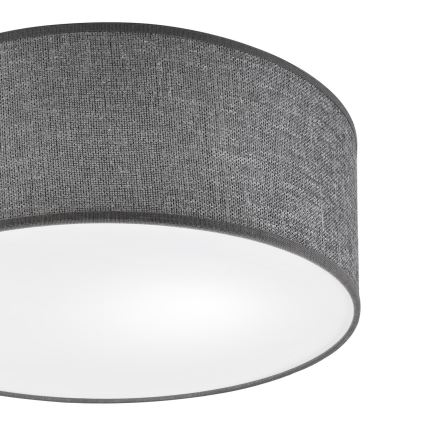 Plafondlamp SIRJA 1xE27/15W/230V Ø 35 cm grijs