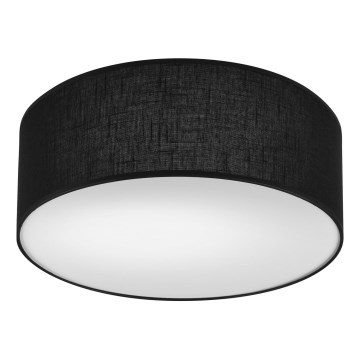 Plafondlamp SIRJA 1xE27/60W/230V diameter 35 cm zwart