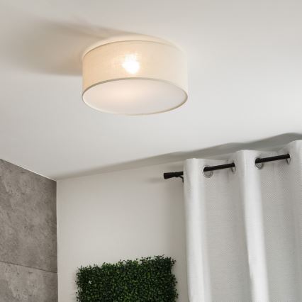 Plafondlamp SIRJA 1xE27/60W/230V Ø 35 cm crème