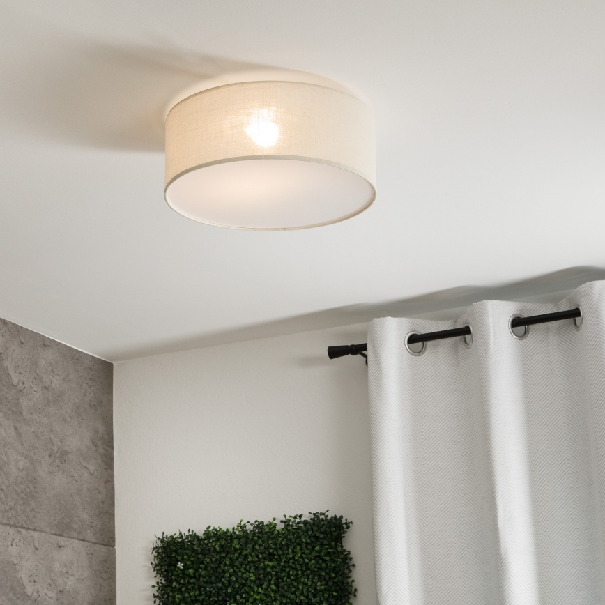 Plafondlamp SIRJA 1xE27/60W/230V Ø 35 cm crème