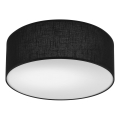 Plafondlamp SIRJA 1xE27/60W/230V Ø 35 cm zwart