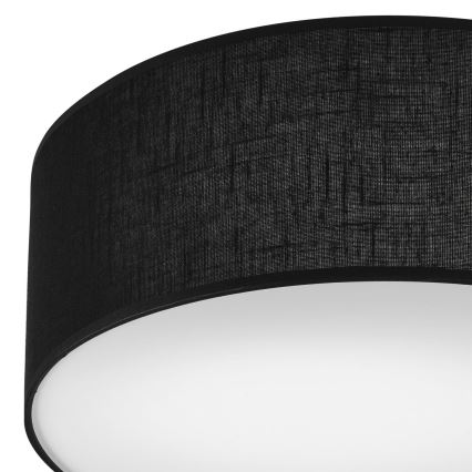 Plafondlamp SIRJA 1xE27/60W/230V Ø 35 cm zwart