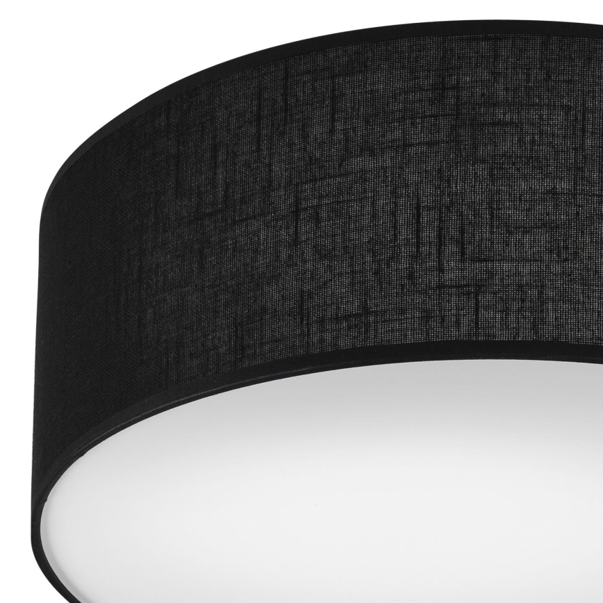 Plafondlamp SIRJA 1xE27/60W/230V Ø 35 cm zwart