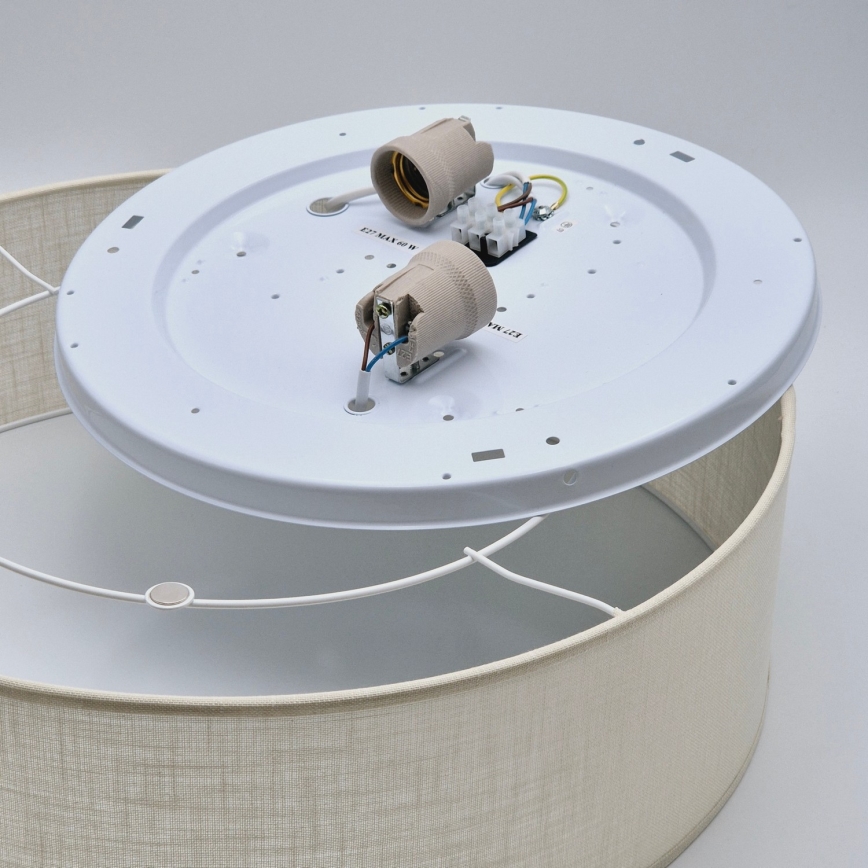 Plafondlamp SIRJA 2x E27/15 W/230 V Ø 45 cm crème