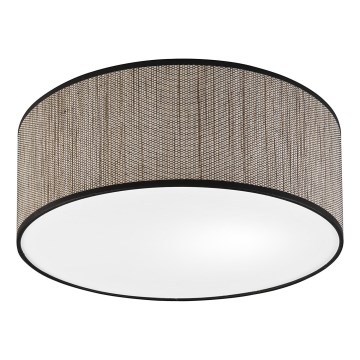 Plafondlamp SIRJA 2xE27/15W/230V Ø 35 cm bruin