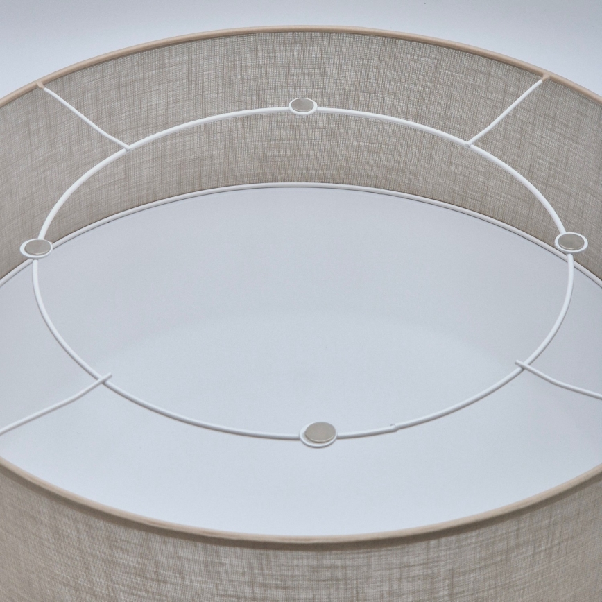 Plafondlamp SIRJA 2xE27/15W/230V Ø 45 cm beige