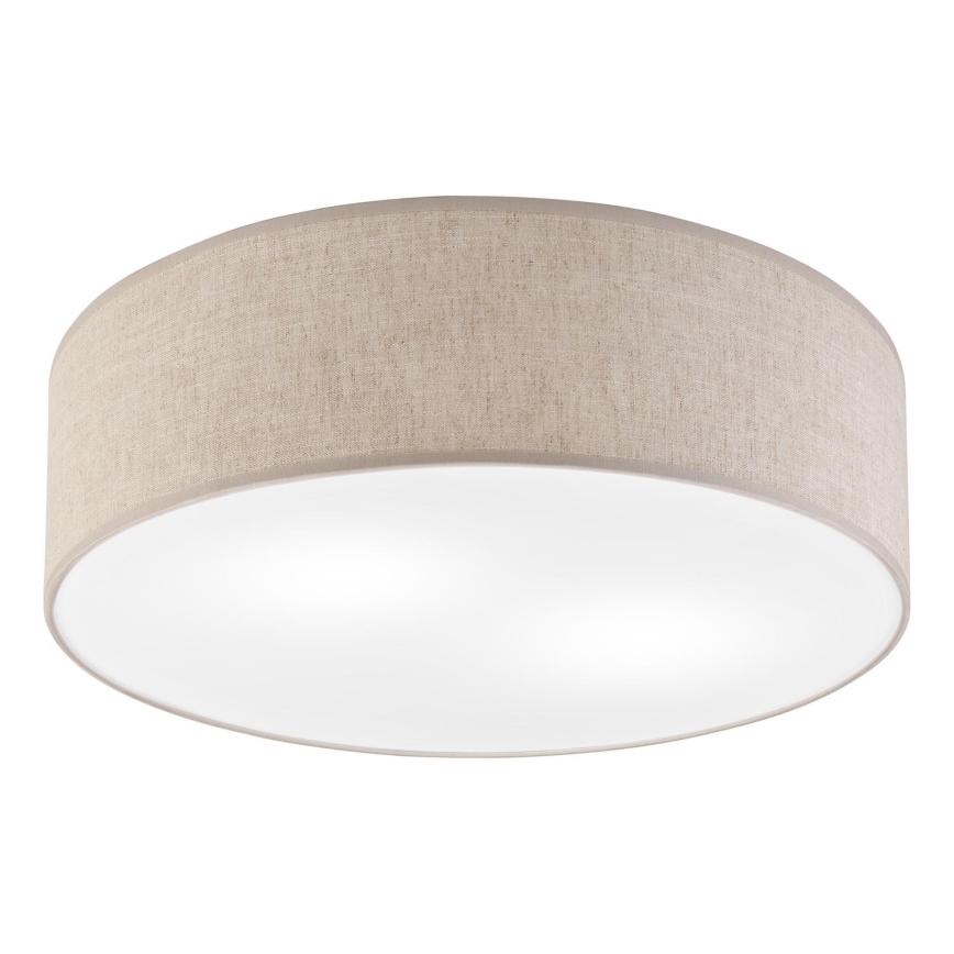 Plafondlamp SIRJA 2xE27/15W/230V Ø 45 cm beige
