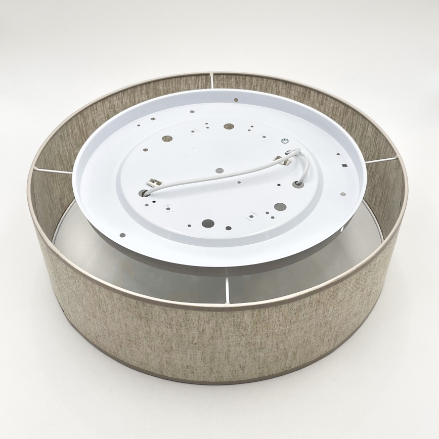 Plafondlamp SIRJA 2xE27/15W/230V Ø 45 cm beige