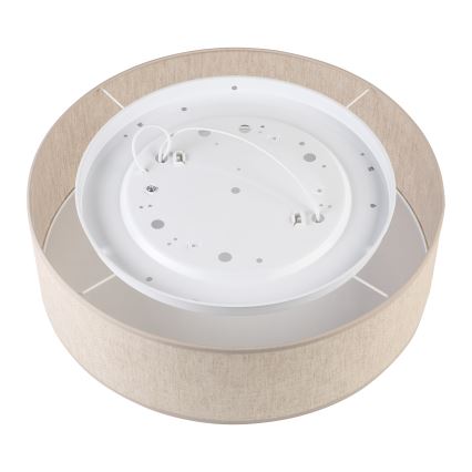 Plafondlamp SIRJA 2xE27/15W/230V Ø 45 cm beige