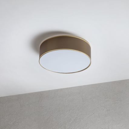 Plafondlamp SIRJA 2xE27/15W/230V Ø 45 cm bruin/goud