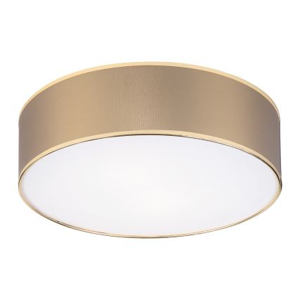 Plafondlamp SIRJA 2xE27/15W/230V Ø 45 cm bruin/goud