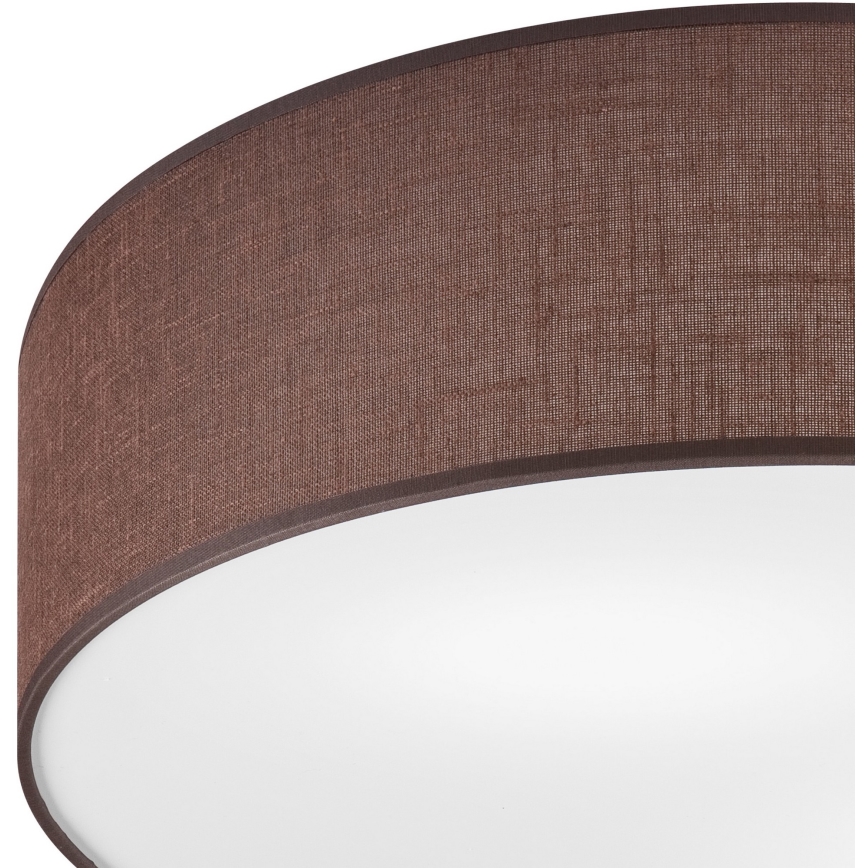 Plafondlamp SIRJA 2xE27/15W/230V Ø 45 cm bruin