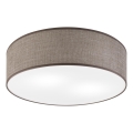 Plafondlamp SIRJA 2xE27/15W/230V Ø 45 cm bruin