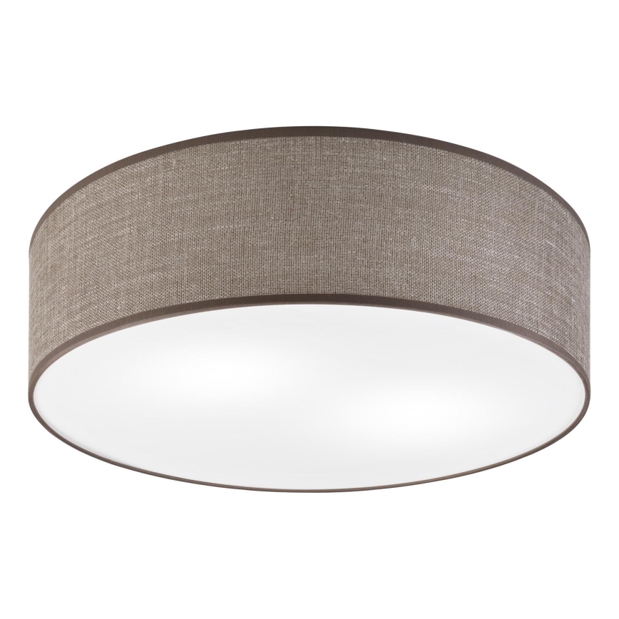 Plafondlamp SIRJA 2xE27/15W/230V Ø 45 cm bruin
