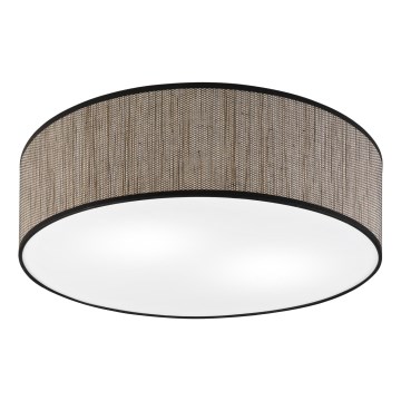 Plafondlamp SIRJA 2xE27/15W/230V Ø 45 cm bruin