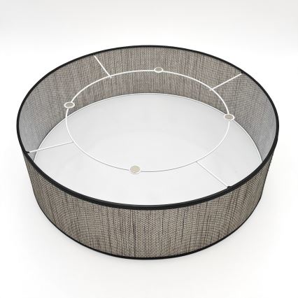 Plafondlamp SIRJA 2xE27/15W/230V Ø 45 cm bruin