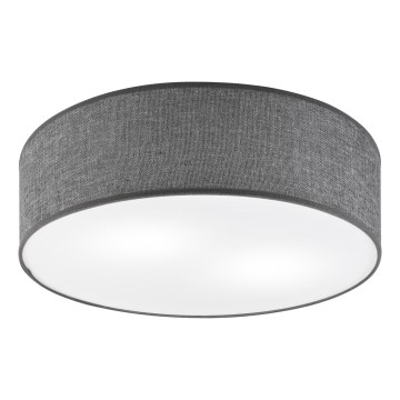 Plafondlamp SIRJA 2xE27/15W/230V Ø 45 cm grijs