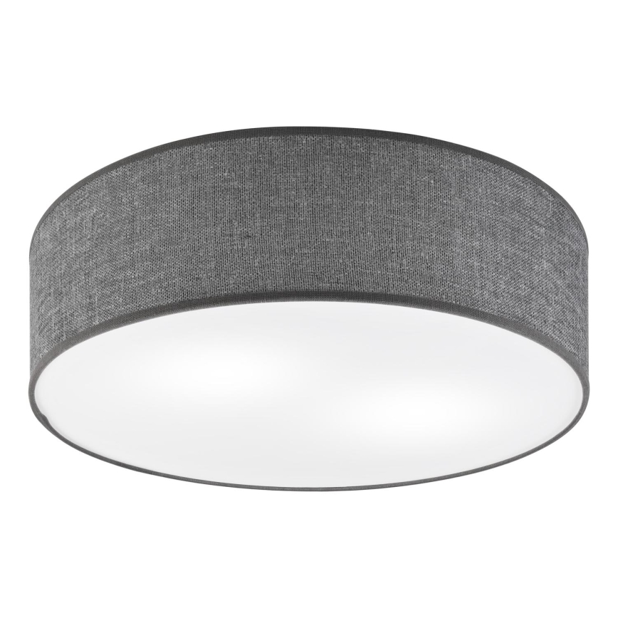 Plafondlamp SIRJA 2xE27/15W/230V Ø 45 cm grijs