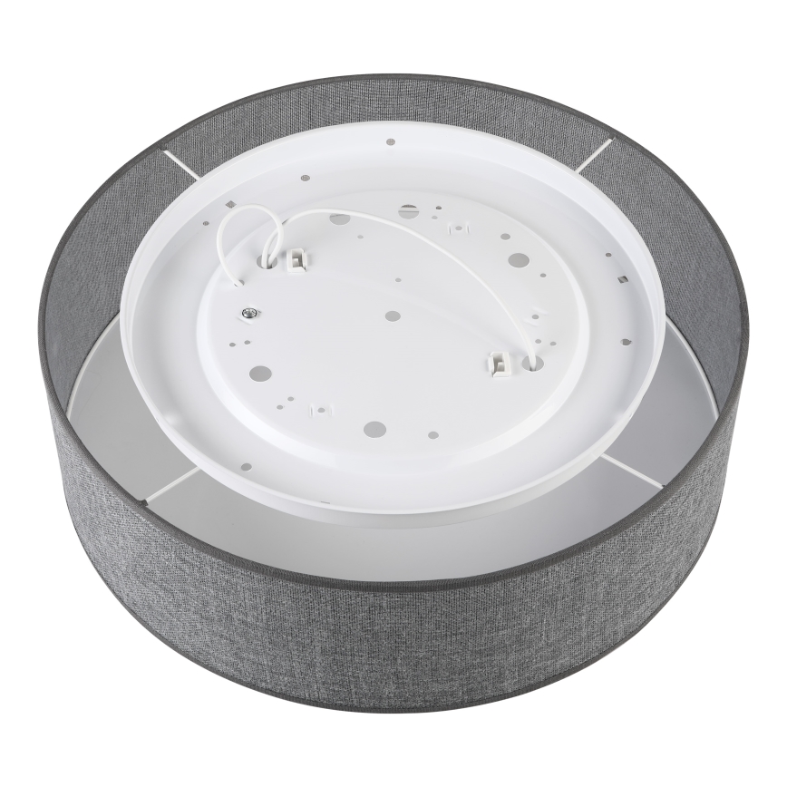 Plafondlamp SIRJA 2xE27/15W/230V Ø 45 cm grijs