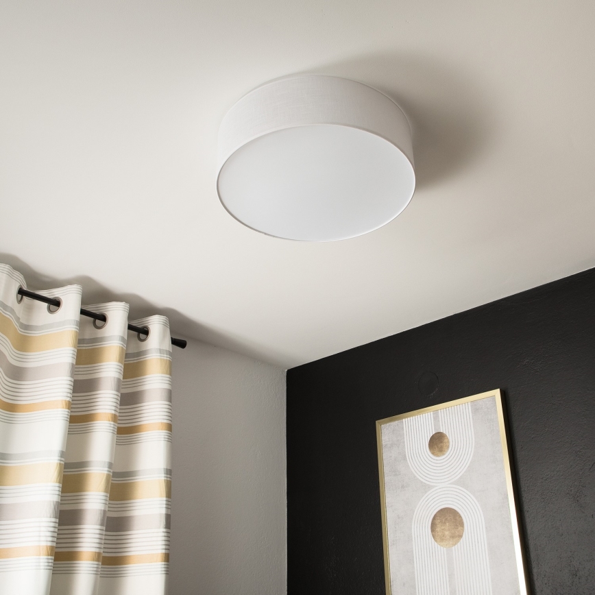 Plafondlamp SIRJA 2xE27/15W/230V Ø 45 cm wit