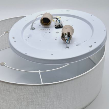 Plafondlamp SIRJA 2xE27/15W/230V Ø 45 cm wit