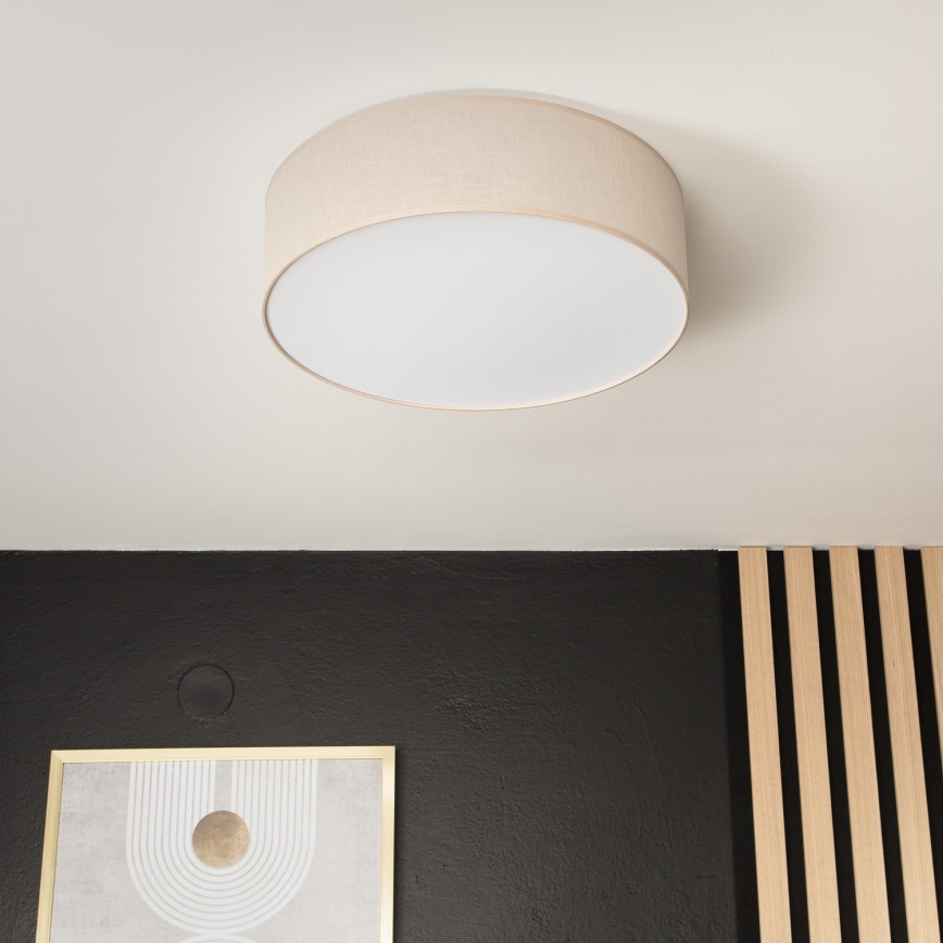 Plafondlamp SIRJA 2xE27/60W/230V d. 45 cm beige