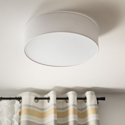 Plafondlamp SIRJA 2xE27/60W/230V d. 45 cm wit
