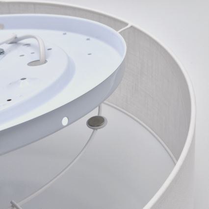 Plafondlamp SIRJA 2xE27/60W/230V d. 45 cm wit