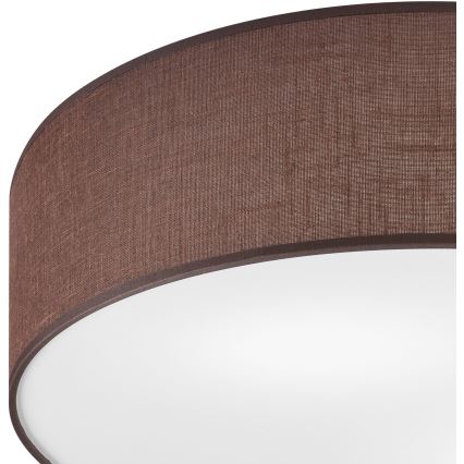 Plafondlamp SIRJA 2xE27/60W/230V Ø 45 cm bruin