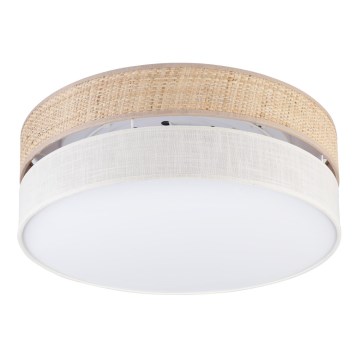 Plafondlamp SIRJA BOHO 2xE27/15W/230V Ø 45 cm beige/crème