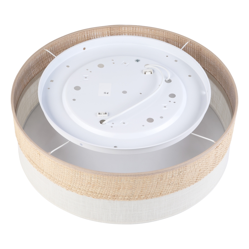 Plafondlamp SIRJA BOHO 2xE27/15W/230V Ø 45 cm beige/crème