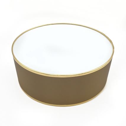 Plafondlamp SIRJA DOUBLE 2xE14/15W/230V Ø 35 cm bruin/goud