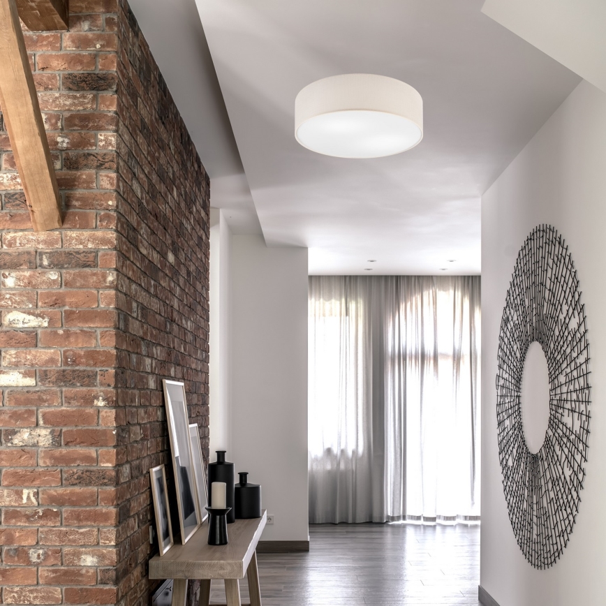 Plafondlamp SIRJA DOUBLE 4xE27/15W/230V diameter 45 cm crème