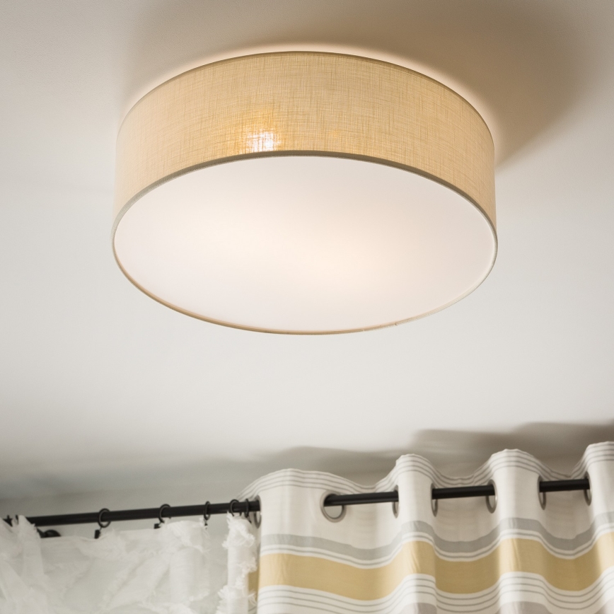 Plafondlamp SIRJA DOUBLE 4xE27/15W/230V diameter 45 cm crème